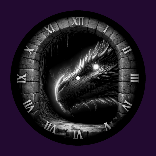 HD Image Dragon Clock
