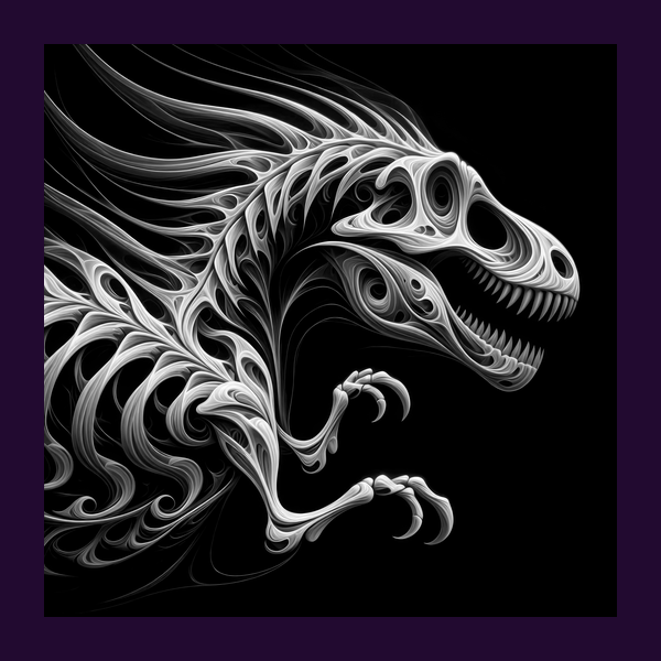 HD Image Fractal Bones